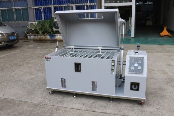 एएसटीएम बी 117 स्वचालित निरंतर नोजल त्वरित उम्र बढ़ने नमक स्प्रे परीक्षण मशीन समुद्री नमक कोहरे संक्षारण प्रतिरोध परीक्षक