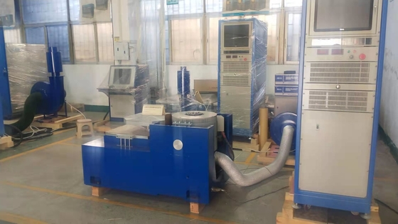 380V 3000Hz इलेक्ट्रोडायनामिक वाइब्रेशन शेकर विद 100 किग्रा लोड हो रहा है