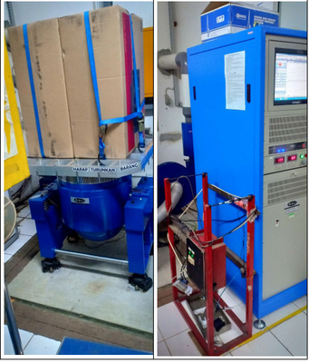 1.6m/s 3500Hz विद्युतचुंबकीय परिवहन सिमुलेशन कंपन परीक्षण तालिका