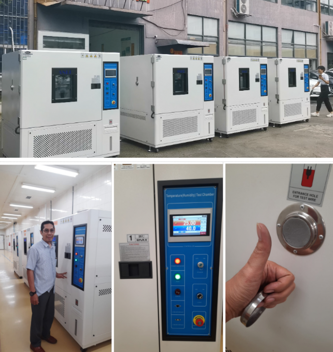 Programmable Control Environmental Temperature Humidity Testing Chamber — front view with control panel and viewing window