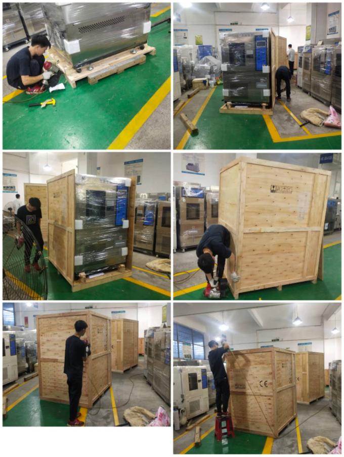 सेमीकंडक्टर के लिए 3 ज़ोन थर्मल शॉक टेस्ट चैंबर 1